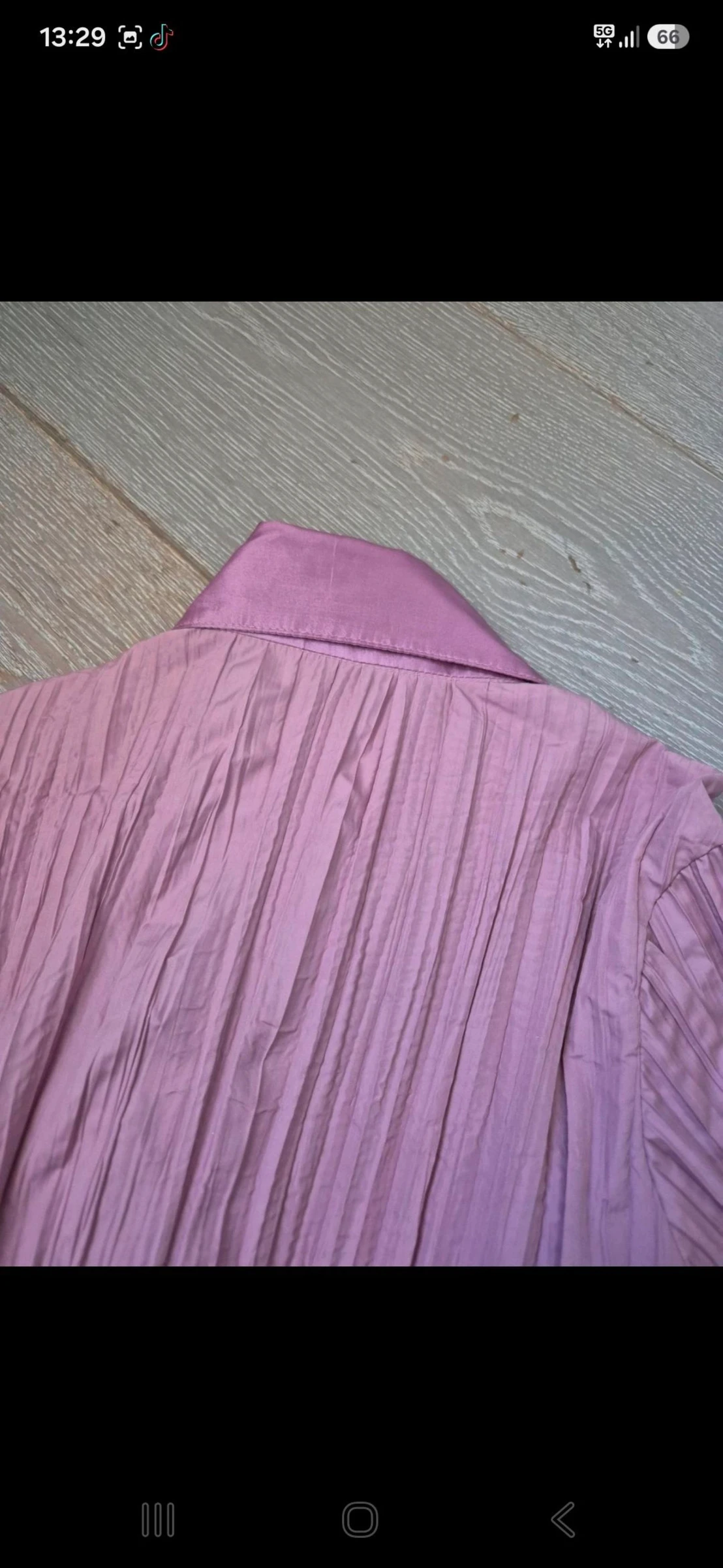 Blusa rosa manga larga. Fini. Tamanho único – photo 4